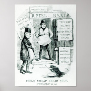 Schale für billiges Brot Poster