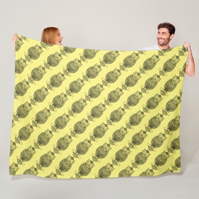 Schale (gelb) - Fleece Blanket (Beispiel)