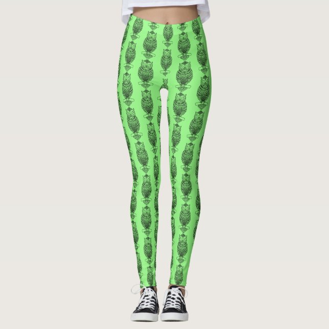 Schale (grün) - Leggings (Vorderseite)