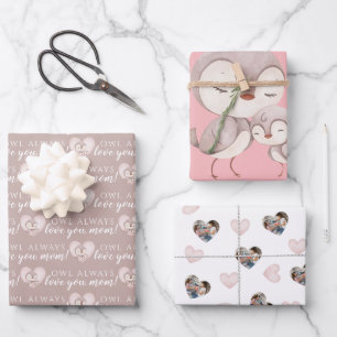Schale immer Liebe Mama Papierblätter Geschenkpapier Set