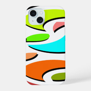 Schale Iphone 15 Grafik- und Farbdesign 15 Hülle