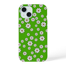 Schale Iphone weiße Blüten auf grünem Teppich