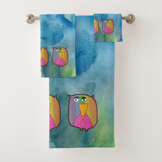 Schale "Kunst von Kindern" Badhandtuch Set (Insitu)