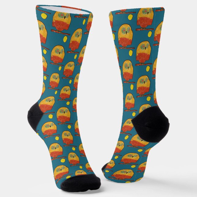 Schale "Kunst von Kindern" Socken (Gewinkelt)