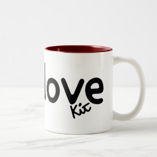 Schale Liebe Zweifarbige Tasse