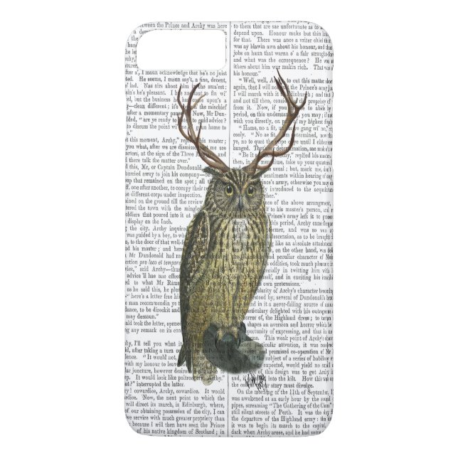 Schale mit Antlern schlicht 2 Case-Mate iPhone Hülle (Rückseite)