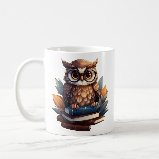 Schale mit Büchern Kaffeetasse (Links)