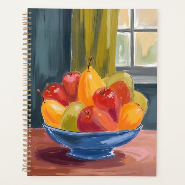 Schale mit Früchten Aquarellmalerei Planer (Vorderseite)
