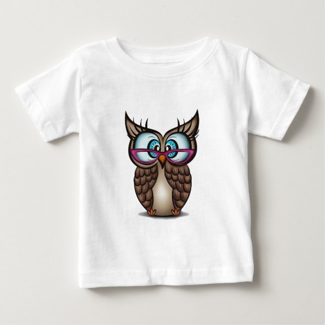 Schale mit großen Augen Baby T-shirt (Vorderseite)