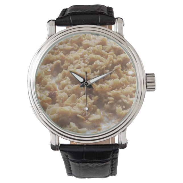 Schale mit Hafermehl Armbanduhr (Vorderseite)