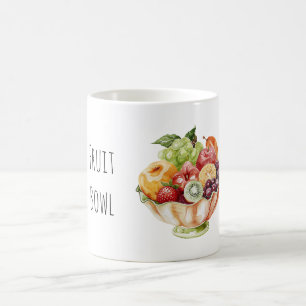 Schale mit Obst Kaffeetasse