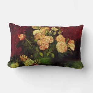 Schale mit Pfingstrosen und Rosen, Vincent van Gog Lendenkissen