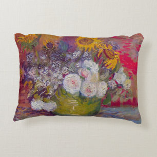 Schale mit Sonnenblumen und Rosen von Vincent van  Zierkissen