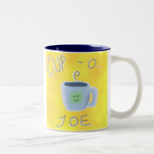 Schale-O-Joe Zweifarbige Tasse (Rechts)