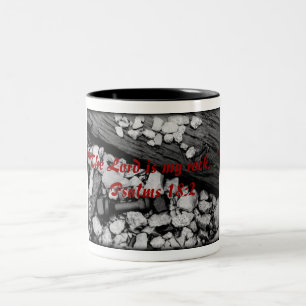 Schale - Psalm-18:2 Zweifarbige Tasse