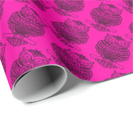Schale (rosa) - Umhüllungspapier Geschenkpapier
