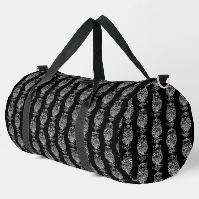 Schale (schwarz) - Beutel Duffle Bag (Linke Ecke)