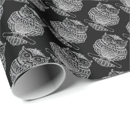 Schale (schwarz) - Umschlagpapier Geschenkpapier