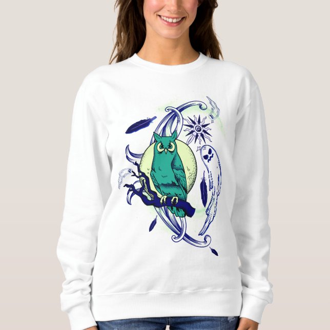 Schale und Gespenst Sweatshirt (Vorderseite)