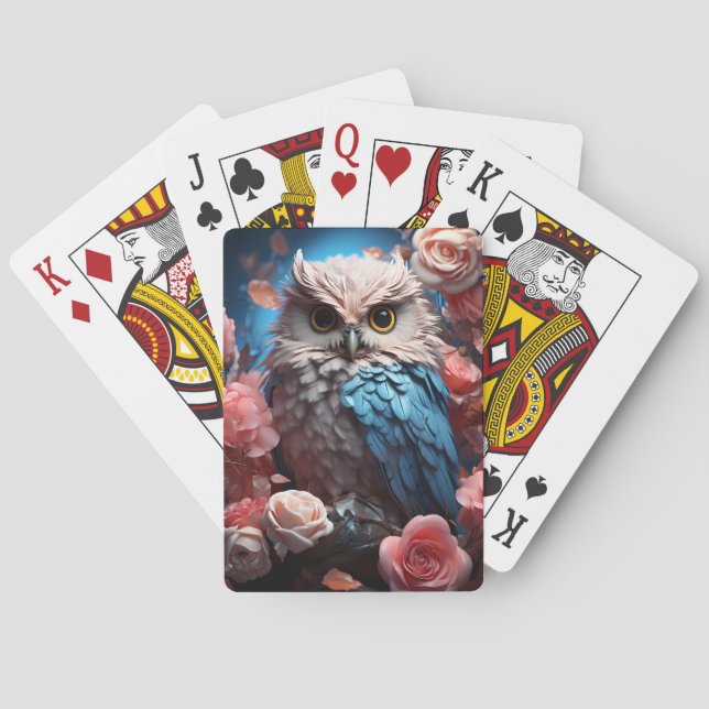 Schale und Rose Spielkarten (Rückseite)