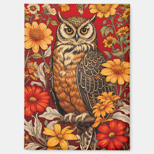Schale und Zinnia-Blume Magnet