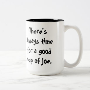 "Schale von Joe" Kaffee-Tasse Zweifarbige Tasse