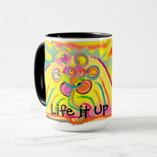 Schale von verrücktem tasse