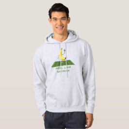 Schäle wie ein Champion Lustiger Banana Fußball Cu Hoodie