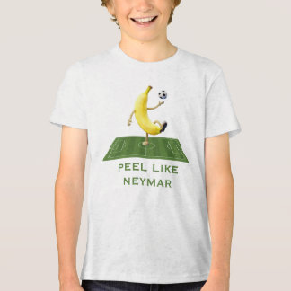 Schäle wie ein Champion Lustiges Banana-Fußball Cu Tri-Blend Shirt