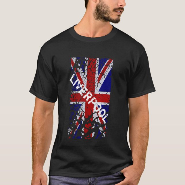 Schalen-Farben-Gewerkschafts-Jack-Flagge T-Shirt (Vorderseite)
