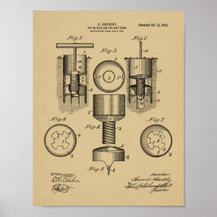 Schalen-Loch-Geschmacksmuster-Kunst-Druck des Poster