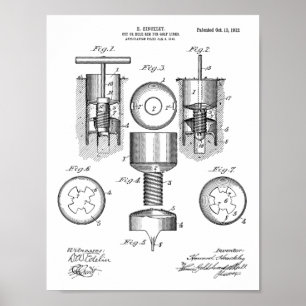 Schalen-Loch-Geschmacksmuster-Kunst-Druck des Poster