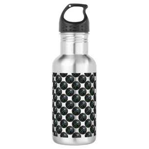 Schalen mit schwarzem und grauem Rasen, 532 ml Was Edelstahlflasche