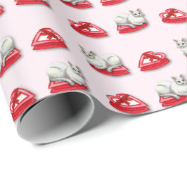 Schalkhafte Katze Wrap-Papier Geschenkpapier