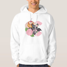 Schalkhafter Fledermaus und Kawaii Karamell-Flan Hoodie