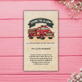 Schall den Alarm! Vintage Trucksäulendusche Begleitkarte