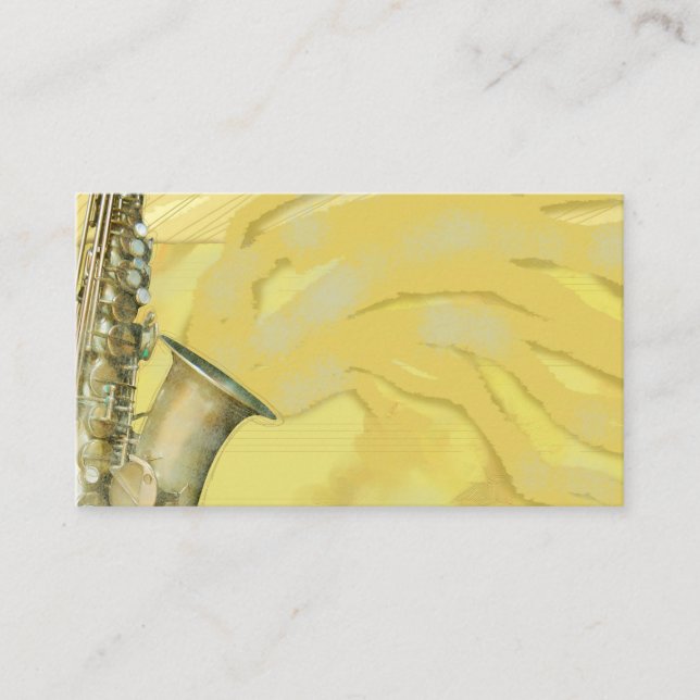 Schallplatte Visitenkarte (Vorderseite)