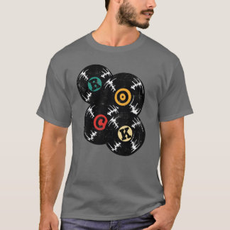 Schallplattenfreunde der Rockmusik T-Shirt