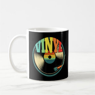 Schallplattensammler Plattenspieler Vintage Vinyl Kaffeetasse