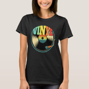 Schallplattensammler Plattenspieler Vintage Vinyl T-Shirt