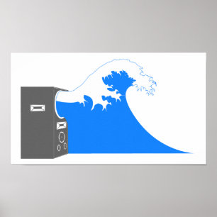 Schallwelle Poster
