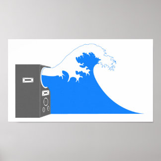 Schallwelle Poster