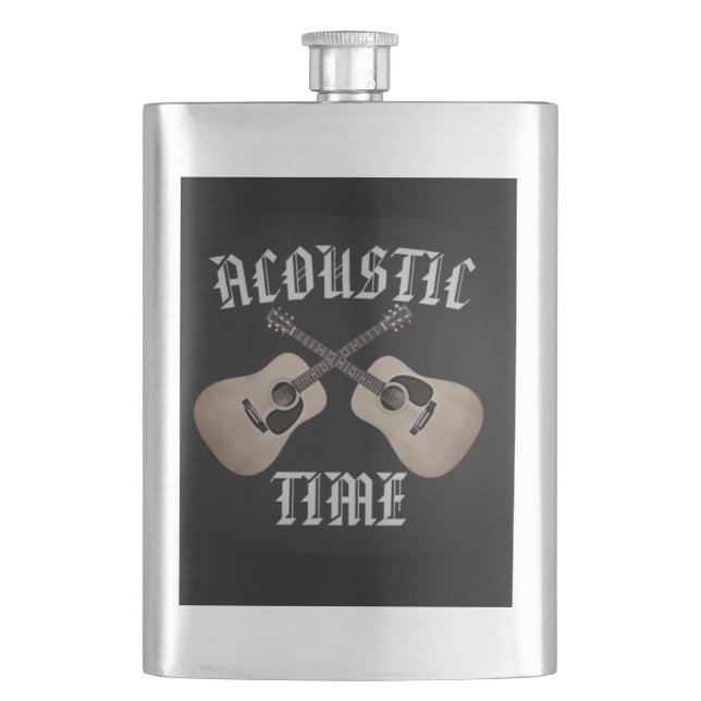 Schallzeit Flachmann (Vorderseite)