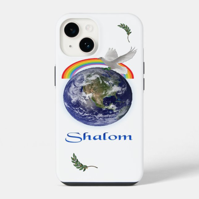 Schalom iPhone 14 Hülle (Rückseite)