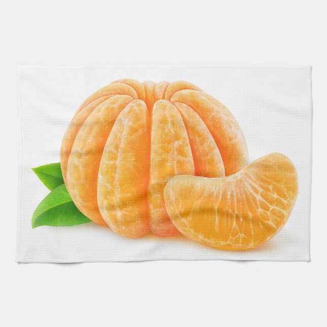Schälte Mandarine Geschirrtuch (Horizontal)