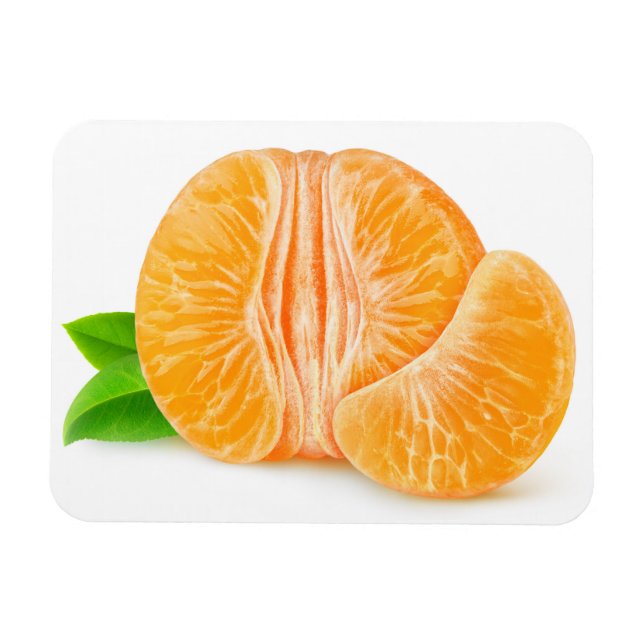 Schälte Mandarine Magnet (Horizontal)