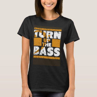 Schalten Sie das Bass Music Party ein T-Shirt