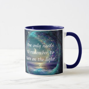 Schalten Sie die Light Tasse ein