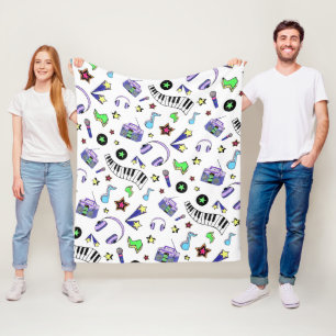 Schalten Sie die Musik hoch Fleecedecke