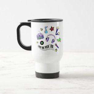 Schalten Sie die Musik hoch Reisebecher